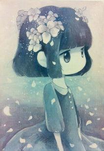 漫画忧郁女生,内心世界的漫画映射  第3张